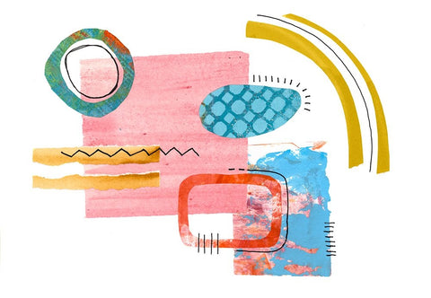 Fancy Cut II Black Ornate Wood Framed Art Print with Double Matting by Haase, Andrea