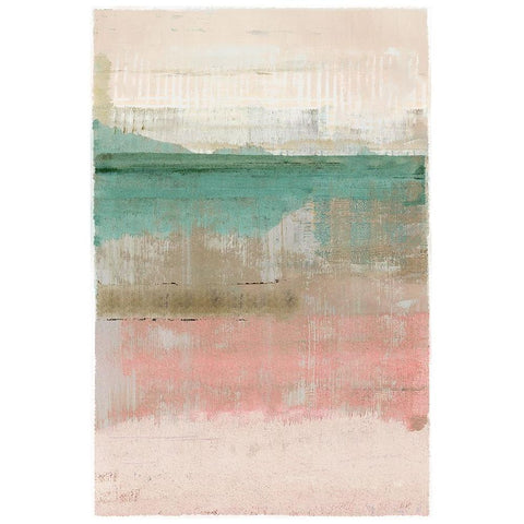 Pastel Blush  White Modern Wood Framed Art Print by Kouta, Flora