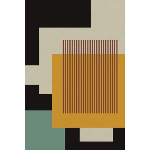 Abstract Geometric VIII White Modern Wood Framed Art Print by Williams, Gary