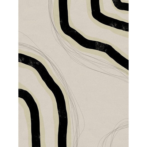 Ivory Stone I Gold Ornate Wood Framed Art Print with Double Matting by Holman, Nicholas