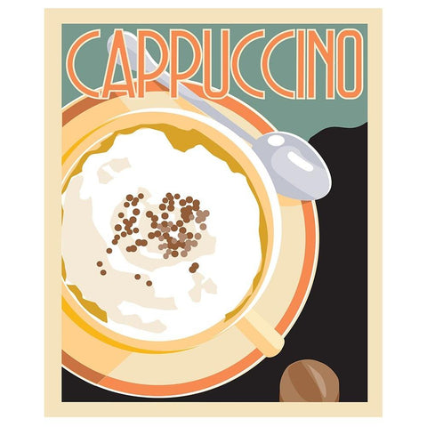 Cappuccino II Gold Ornate Wood Framed Art Print with Double Matting by Weiss, Richard