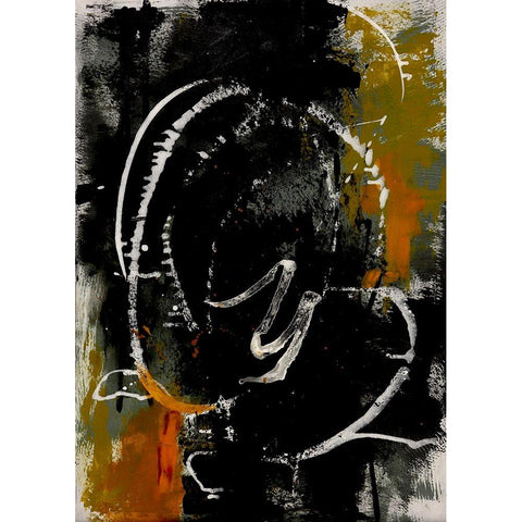 Opposites II Gold Ornate Wood Framed Art Print with Double Matting by Eaton, Winnie