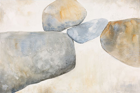 Stillness in Motion II White Modern Wood Framed Art Print with Double Matting by Joy, Julie