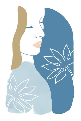 Santorini Days I Black Modern Wood Framed Art Print by Kouta, Flora