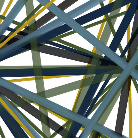 Mass Transit I Black Modern Wood Framed Art Print by Schlotzhauer, Jim