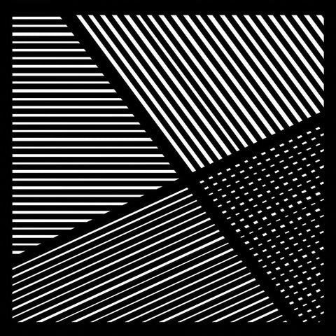 Controlled Chaos I Black Modern Wood Framed Art Print by Schlotzhauer, Jim