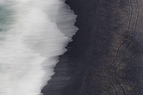 Signs White Modern Wood Framed Art Print with Double Matting by Serra, Damiano