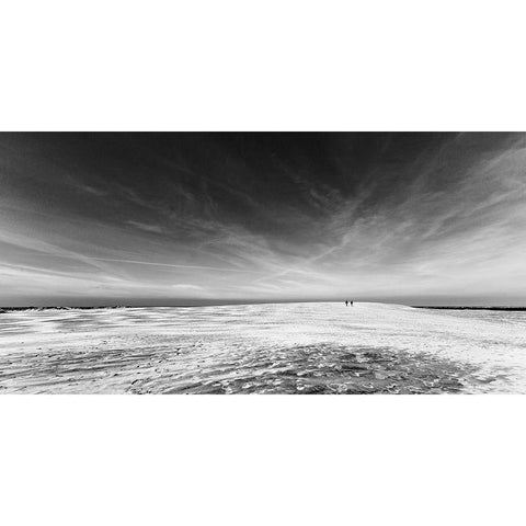 Partnership. Black Modern Wood Framed Art Print with Double Matting by Londal, Leif