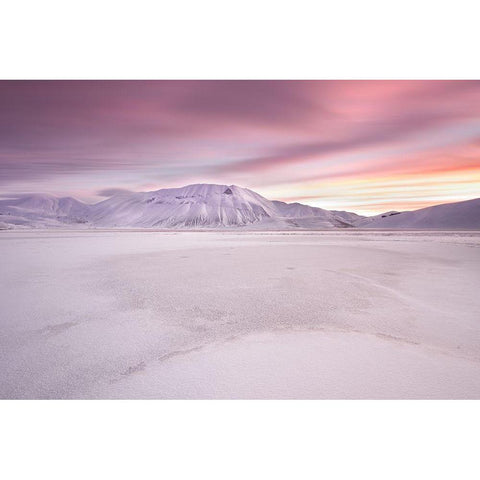 Sibillini National Park  Sunrise Black Modern Wood Framed Art Print with Double Matting by Marchegiani, Roberto