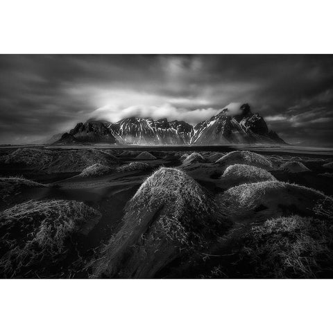 Stockness place Black Modern Wood Framed Art Print with Double Matting by Maseda Varela, Alfonso