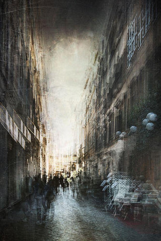 Untitled Black Ornate Wood Framed Art Print with Double Matting by Grambone, Antonio