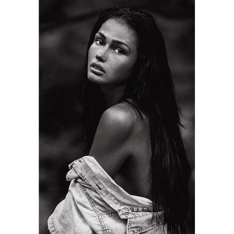 Romi White Modern Wood Framed Art Print by Krystynek Mqep, Martin