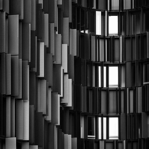 Grays break up Black Modern Wood Framed Art Print by Cavazzini, Gabriele