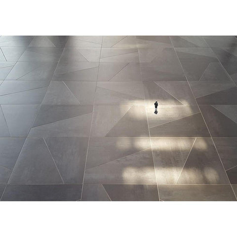 Freedom Black Modern Wood Framed Art Print with Double Matting by Limberg, Huib