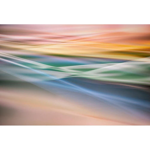 Untitled Black Modern Wood Framed Art Print with Double Matting by Or, Keren