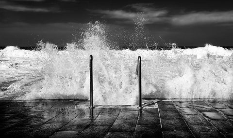 I need the sea White Modern Wood Framed Art Print with Double Matting by Polo, Piera