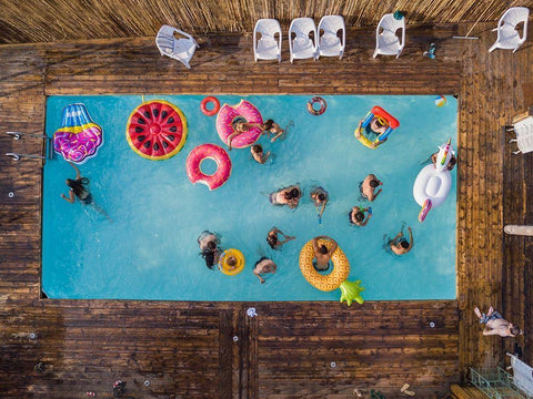 Hymn for the weekend White Modern Wood Framed Art Print with Double Matting by Adar, Or