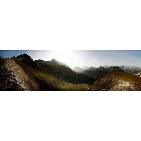 Nationalpark Schweiz Black Modern Wood Framed Art Print with Double Matting by Schumacher, Nicolas