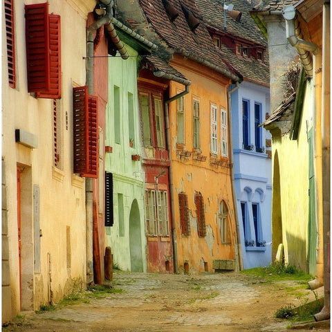 colors White Modern Wood Framed Art Print by S.C.