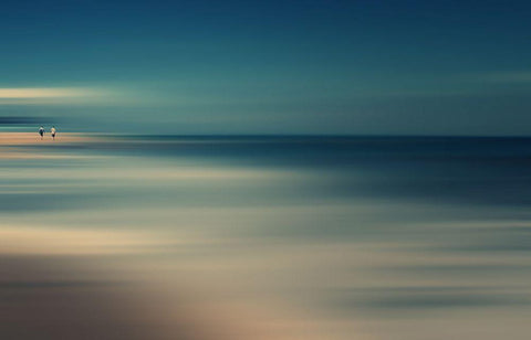 not the end of the world Black Ornate Wood Framed Art Print with Double Matting by Shin, Cie