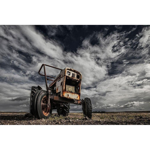 The Scream White Modern Wood Framed Art Print by Ingibergsson, Bragi