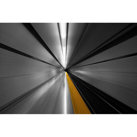 The Power of Speed Black Modern Wood Framed Art Print with Double Matting by Roland Shainidze, Dr.