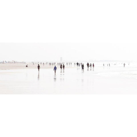 Costa de La Luz IV Black Modern Wood Framed Art Print with Double Matting by Hennig, Anatol