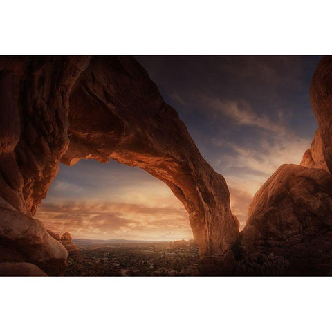 A window to the north White Modern Wood Framed Art Print by Pablo, Juan de
