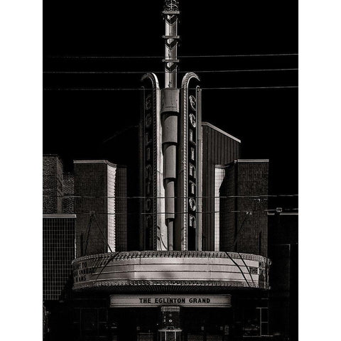 Eglinton Grand No 1 White Modern Wood Framed Art Print by Carson, Brian