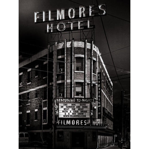 Filmores Hotel Toronto Gold Ornate Wood Framed Art Print with Double Matting by Carson, Brian