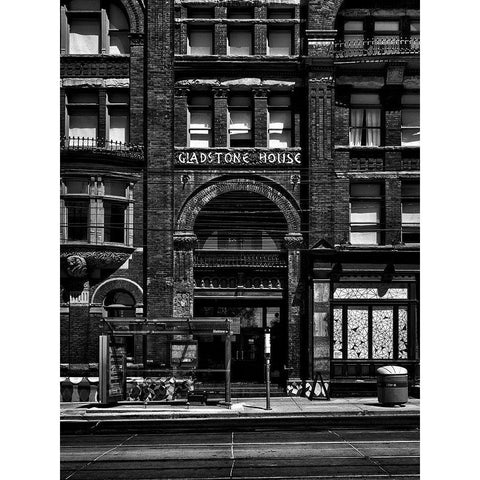 Gladstone Hotel Toronto No 1 Black Modern Wood Framed Art Print with Double Matting by Carson, Brian