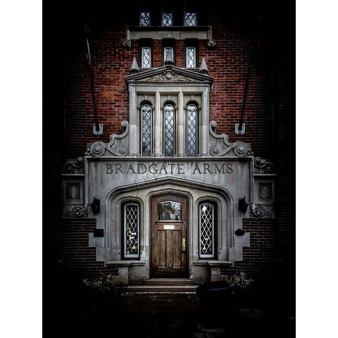 Foxbar Road Toronto Color Gold Ornate Wood Framed Art Print with Double Matting by Carson, Brian