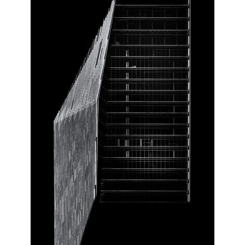 Adelaide Street Tower Toronto White Modern Wood Framed Art Print by Carson, Brian