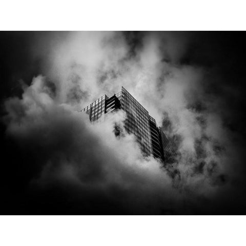 University Avenue No 1882 Gold Ornate Wood Framed Art Print with Double Matting by Carson, Brian