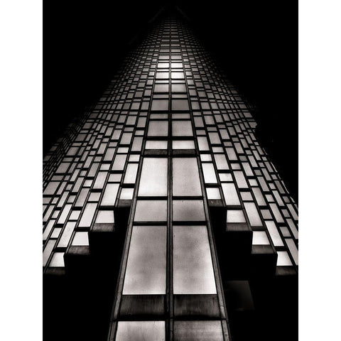 Bay Street South Tower Toronto No 2004 Gold Ornate Wood Framed Art Print with Double Matting by Carson, Brian