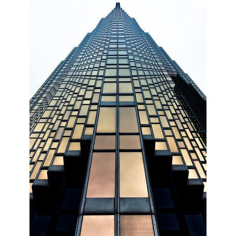 Bay Street South Tower Toronto No 2004 Color White Modern Wood Framed Art Print by Carson, Brian