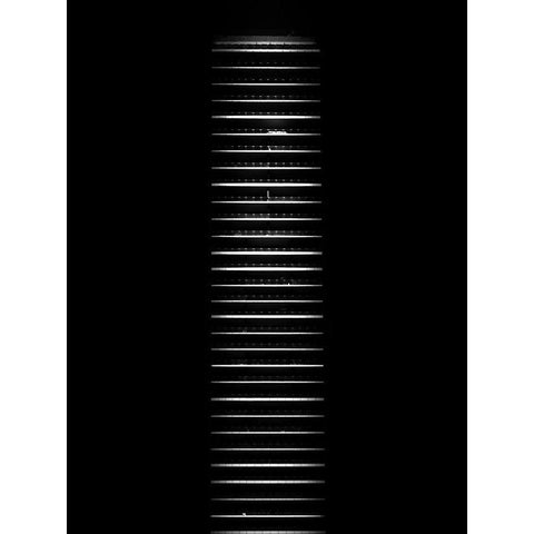 King Street Toronto No 2244 Black Modern Wood Framed Art Print by Carson, Brian