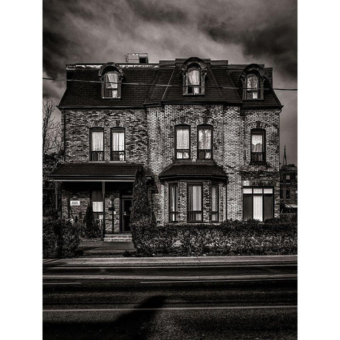 Sherbour Street Toronto No 300 White Modern Wood Framed Art Print by Carson, Brian