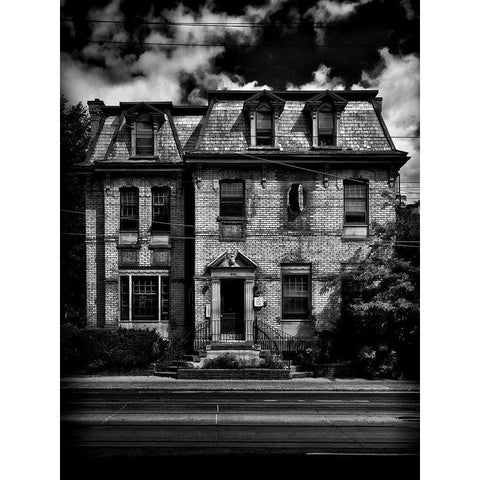 Dundas Street West Toronto No 370 Black Modern Wood Framed Art Print by Carson, Brian