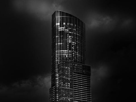 Yonge Street Toronto No 388 Black Ornate Wood Framed Art Print with Double Matting by Carson, Brian