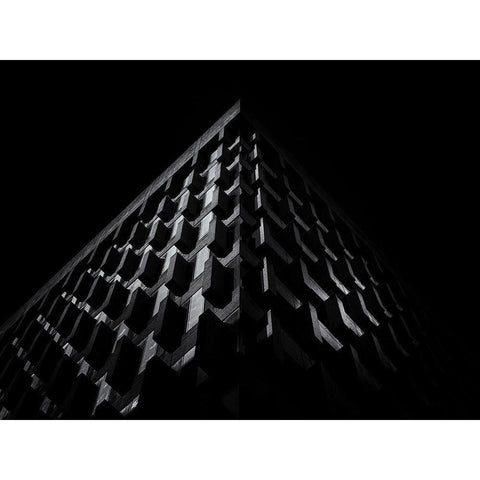 Yonge Street Toronto No 1867 Black Modern Wood Framed Art Print with Double Matting by Carson, Brian