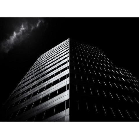 Yonge Street Toronto No 4711 Black Modern Wood Framed Art Print by Carson, Brian