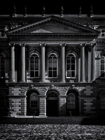 Osgoode Hall Toronto No 1 White Modern Wood Framed Art Print with Double Matting by Carson, Brian