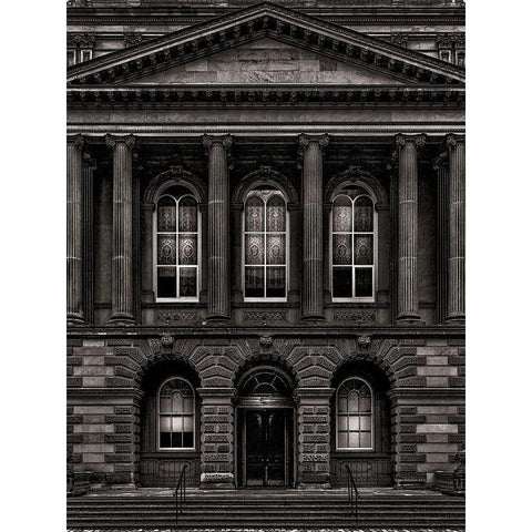 Osgoode Hall Toronto No 2 Gold Ornate Wood Framed Art Print with Double Matting by Carson, Brian