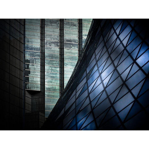 Roy Thomson Hall Toronto No 1 Black Modern Wood Framed Art Print with Double Matting by Carson, Brian