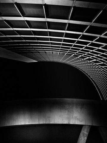 Toronto City Hall No 10 Black Ornate Wood Framed Art Print with Double Matting by Carson, Brian