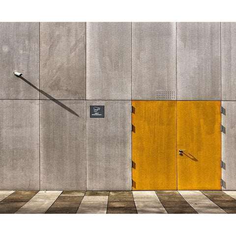 Hidden room White Modern Wood Framed Art Print by Buczkowski (Tomush), Tomasz