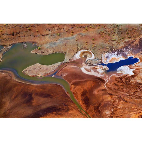 The Beautiful Colors White Modern Wood Framed Art Print by Chang, Phillip