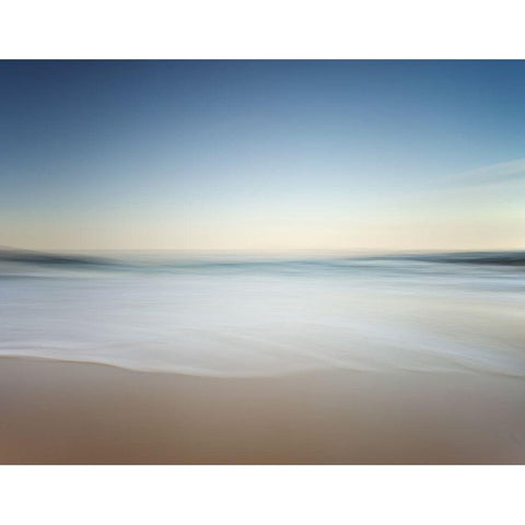 Soft solitude Black Modern Wood Framed Art Print by Pascual Buye, Santiago