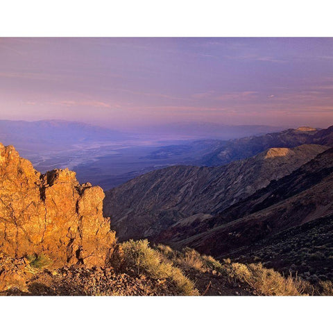 Dantes View-Death Valley National Park-California Black Modern Wood Framed Art Print by Fitzharris, Tim